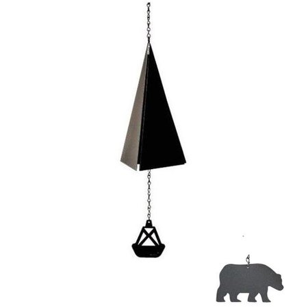 NORTH COUNTRY WIND BELLS INC North Country Wind Bells  Inc. 111.5001 Bar Harbor Bell with bear wind catcher 111.5001